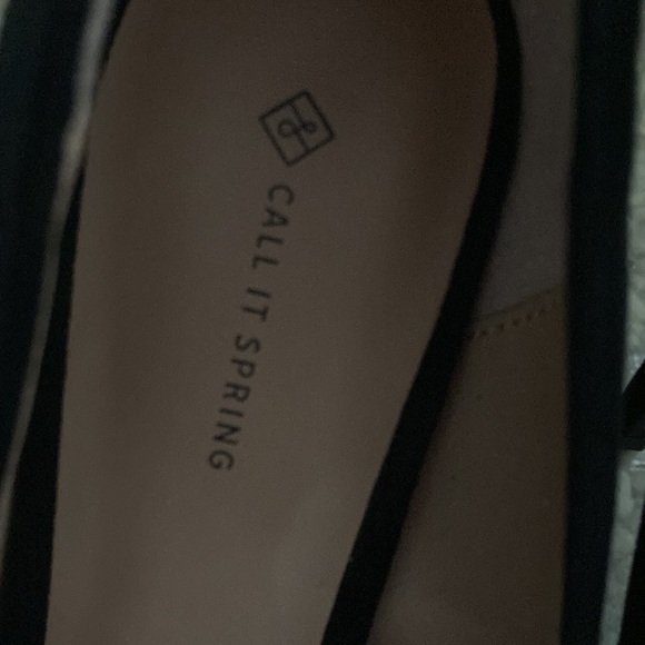 BRAND NEW  ALdo CALL IT SPRING SUEDE BLACK PUMPS - Picture 3 of 4
